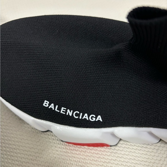 BALENCIAGA WOMEN SPEED CLEAR SOLE SNEAKERS SIZE US 6.5 /EU 37(NO BOX AVAILABLE) - Picture 8 of 10